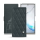 レザーケース Samsung Galaxy Note10+ - Blu marino - Couture