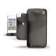 Housse cuir Apple iPhone 4  - Onyx ( Bologna Hi Gloss - Black ) 