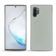 Lederschutzhülle Samsung Galaxy Note10+ - Gris ( Nappa - Pantone W428C ) 