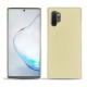Custodia in pelle Samsung Galaxy Note10+ - Beige ( Nappa - Pantone 7502C ) 