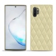Lederschutzhülle Samsung Galaxy Note10+ - Beige - Couture ( Nappa - Pantone 7502C ) 