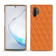 가죽 커버 Samsung Galaxy Note10+ - Orange - Couture ( Nappa - Pantone 1495U ) 