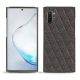 Funda de piel Samsung Galaxy Note10+ - Anthracite - Couture ( Pantone 424C ) 