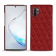 Capa em pele Samsung Galaxy Note10+ - Tomate - Couture ( Pantone 187C ) 