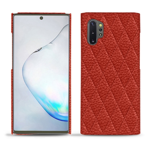 Capa em pele Samsung Galaxy Note10+Papaye - Couture ( Pantone #b54317 ) 