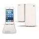 Funda de piel Apple iPhone 5  - Blanc ( Nappa - White ) 