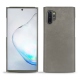 Capa em pele Samsung Galaxy Note10+ - Acier vintage ( Pantone 403C ) 