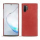 Samsung Galaxy Note10+ leather cover - Cerise vintage ( Pantone 185C ) 