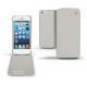 Custodia in pelle Apple iPhone 5  - Gris ( Nappa - Pantone W428C ) 