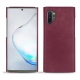 Lederschutzhülle Samsung Galaxy Note10+ - Prune vintage ( Pantone 512C ) 