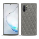 Capa em pele Samsung Galaxy Note10+ - Acier vintage - Couture