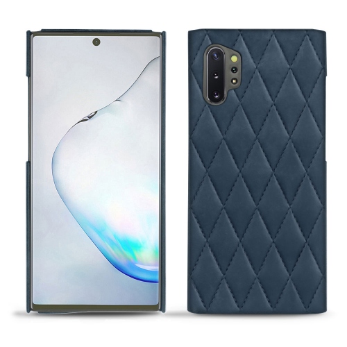 Funda de piel Samsung Galaxy Note10+Jean vintage - Couture ( Pantone #2f414f  ) 