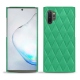 Lederschutzhülle Samsung Galaxy Note10+ - Menthe vintage - Couture