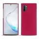 Samsung Galaxy Note10+ leather cover - Rose fluo