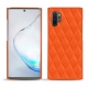 가죽 커버 Samsung Galaxy Note10+ - Orange fluo - Couture