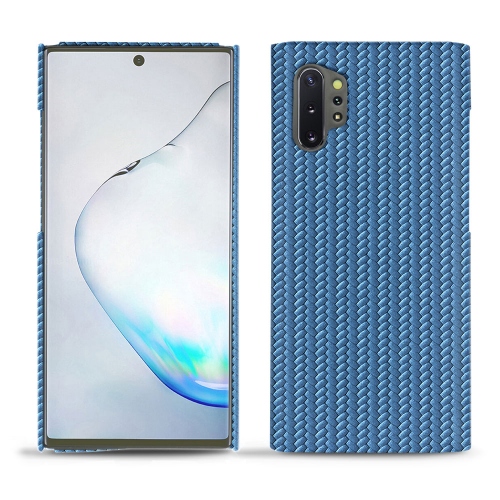 Lederschutzhülle Samsung Galaxy Note10+Abaca ishia ( Pantone #395775 ) 