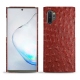 Funda de piel Samsung Galaxy Note10+ - Autruche ciliegia