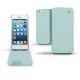 Apple iPhone 5  leather case - Bleu clair ( Nappa - Pantone 277C ) 