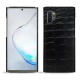 가죽 커버 Samsung Galaxy Note10+ - Crocodile nero