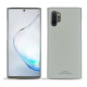 Capa em pele Samsung Galaxy Note10+ - Gris PU