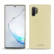 Lederschutzhülle Samsung Galaxy Note10+ - Beige PU