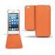 Housse cuir Apple iPhone 5  - Orange ( Nappa - Pantone 1495U ) 