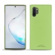 가죽 커버 Samsung Galaxy Note10+ - Vert olive PU