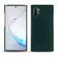Capa em pele Samsung Galaxy Note10+ - Vert séduisant