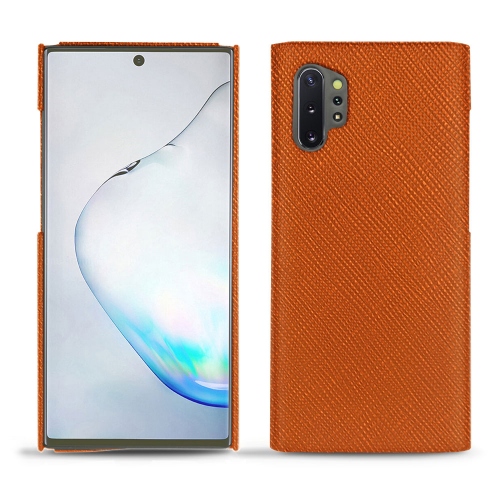レザーケース Samsung Galaxy Note10+Orange vibrant ( Pantone #e36b39 ) 