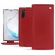 Custodia in pelle Samsung Galaxy Note10 - Rouge ( Nappa - Pantone 199C ) 