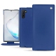 Custodia in pelle Samsung Galaxy Note10 - Bleu océan ( Nappa - Pantone 293C ) 