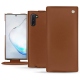 Capa em pele Samsung Galaxy Note10 - Marron ( Nappa - Pantone 1615C ) 