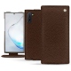 Housse cuir Samsung Galaxy Note10 - Châtaigne ( Pantone 476C ) 