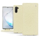 Capa em pele Samsung Galaxy Note10 - Ivoire ( Sleek P C12 - White ) 