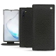 レザーケース Samsung Galaxy Note10 - Ebène ( Sleek P C12 - Black ) 