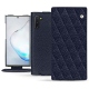 Housse cuir Samsung Galaxy Note10 - Cobalt - Couture ( Pantone 2766C ) 