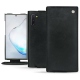 Housse cuir Samsung Galaxy Note10 - Dark vintage ( Roughtcut - Black#5256 ) 