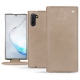 Lederschutzhülle Samsung Galaxy Note10 - Taupe vintage ( Pantone 7530C ) 