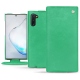Lederschutzhülle Samsung Galaxy Note10 - Menthe vintage ( Pantone 562C ) 