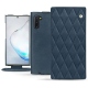 Custodia in pelle Samsung Galaxy Note10 - Jean vintage - Couture