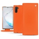 Capa em pele Samsung Galaxy Note10 - Orange fluo