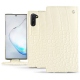 Capa em pele Samsung Galaxy Note10 - Crocodile milk