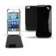 レザーケース Apple iPhone 5  - Onyx ( Bologna Hi Gloss - Black ) 
