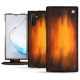 Housse cuir Samsung Galaxy Note10 - Fauve Patine
