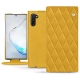 Custodia in pelle Samsung Galaxy Note10 - Jaune soulèu - Couture