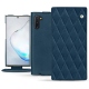 Custodia in pelle Samsung Galaxy Note10 - Blu mediterran - Couture