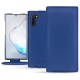 レザーケース Samsung Galaxy Note10 - Bleu Océan PU