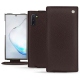 Housse cuir Samsung Galaxy Note10 - Marron envoûtant