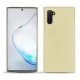 Custodia in pelle Samsung Galaxy Note10 - Beige ( Nappa - Pantone 7502C ) 