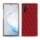 Capa em pele Samsung Galaxy Note10 - Rouge - Couture ( Nappa - Pantone 199C ) 